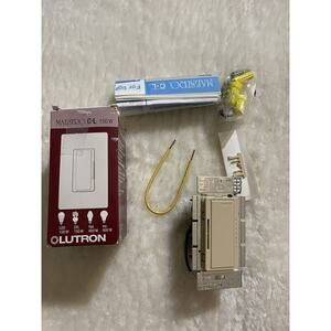 Lutron MACL-153MH-IV Maestro Three Way Dimmer Switch Ivory CFL/LED 150w 600W NEW